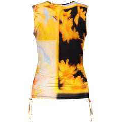 Desigual Arancione Viskose Damen Tanktop