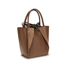 Gabriela Hearst Braune Lammfell-Handtasche Ovis Aries Aries