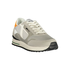 Gas Grigio Herren-Sneaker aus Polyurethan