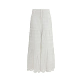 Isabel Marant Étoile White Viscose Long Skirt