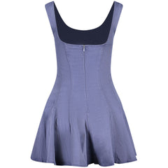 Desigual Blaues Damenkleid aus Baumwolle