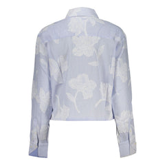 Desigual Azzurro Baumwoll-Damenhemd