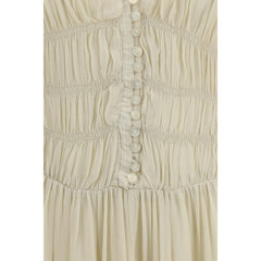 Isabel Marant Étoile Beige Viscose Casual Dress