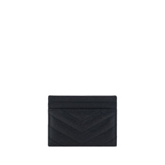 Saint Laurent Black Calf Leather Bos Taurus Wallet