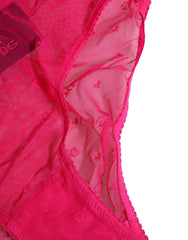 Dolce & Gabbana Pinkfarbener Cheekini-Slip aus Spitze