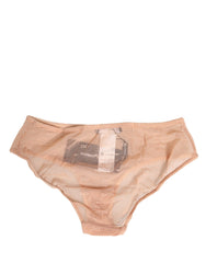 Dolce & Gabbana Beige Spitze Cheekini Dessous Höschen Unterwäsche