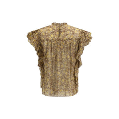 Marant Etoile Bicolor-Baumwollbluse
