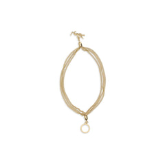 Saint Laurent Gold Brass Bracelet