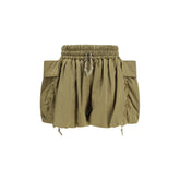 Balmain Bicolor Viscose Bermuda Shorts