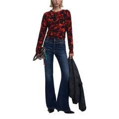 Desigual Schwarzes Viskose-Sweatshirt