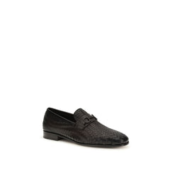 Ferragamo Braune Kalbsleder-Slipper (Bos Taurus)