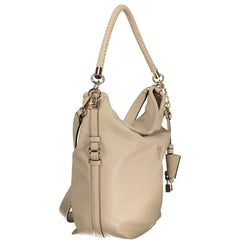 Guess Jeans Beige Polyurethan Damen Handtasche