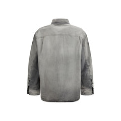 Off-White Grau Jeanshemd