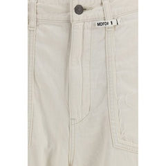 Maison Mihara Yasuhiro White Cotton Casual Pants