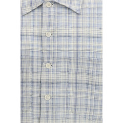 Sunflower Blue Cotton Shortsleeve Shirt
