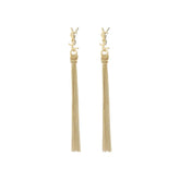 Saint Laurent Gold Brass Earrings