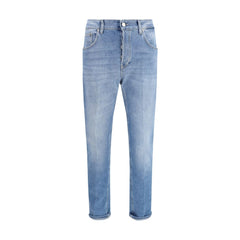 PT Torino Blaue Baumwoll-Jeans im Slim Fit