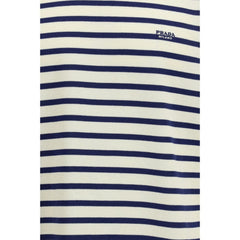 Prada Blue Cotton Sweatshirt