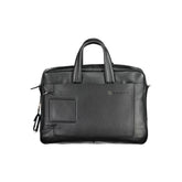 Piquadro Nero Leren Aktetas voor Heren
