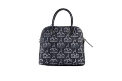 Dooney & Bourke Black Walt Disney World 50th Anniversary Leather Satchel Handbag