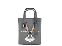 Marc Jacobs X Looney Tunes Bugs Bunny Mini Grind Umhängetasche aus genarbtem Leder