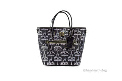Dooney & Bourke Schwarze Walt Disney World 50th Anniversary Leder-Tragetasche