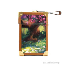 Kate Spade X Disney Bambi 3D Trunk bedruckte PVC-Clutch mit Henkel