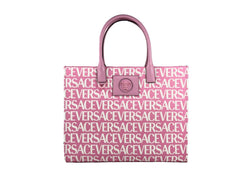 Versace Medusa Große Canvas-Tragetasche Babyrosa