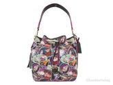 Dooney & Bourke Disney Rescuers Drawstring Bucket Shoulder Bag