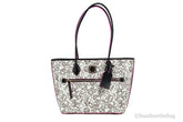 Dooney & Bourke Disney Medium Minnie Mouse Line Art Coated Cotton Tote Handbag