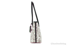 Dooney & Bourke Disney Medium Minnie Maus Line Art beschichtete Baumwolltasche