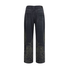 R13 Schwarze Baumwolljeans aus Denim