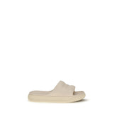 Moncler Beige Sandalen aus Gummi