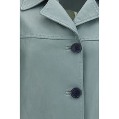 Chloé Blue Lamb Leather Leather Jacket
