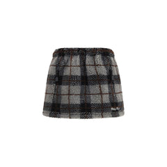 Miu Miu Multicolor Nylon Mini Skirt