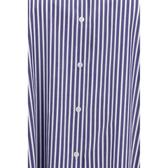 Max Mara Blue Cotton Pattern Shirt
