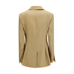 Max Mara Beige Leinenjacken und -mäntel