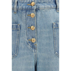 Valentino Garavani Blue Cotton Jeans Denim