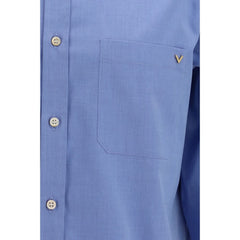 Valentino Garavani Blue Cotton Shirt