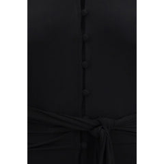 Ganni Black Recycled Polyester Shirt