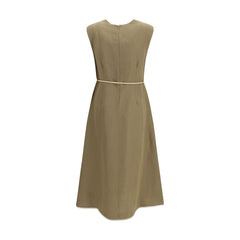 Fabiana Filippi Bicolor Viscose Long Dress