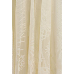 Fabiana Filippi Beige Cotton Long Skirt