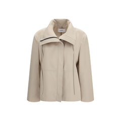 Lardini Beige Polyester Full-Length Jacket