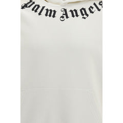 Palm Angels Weißes Baumwoll-Sweatshirt