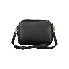 Mario Valentino Nero Polyurethan Damenhandtasche