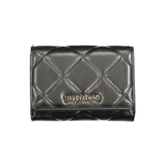 Mario Valentino Black Polyurethane Women's Wallet