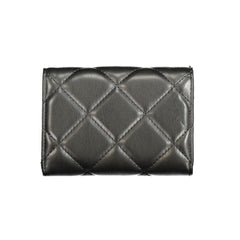 Mario Valentino Black Polyurethane Women's Wallet