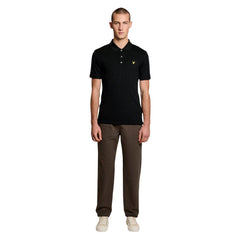 Lyle & Scott Schwarzes Baumwollhemd
