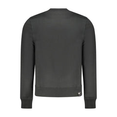 Accademia Militare Black Cotton Men's Sweatshirt