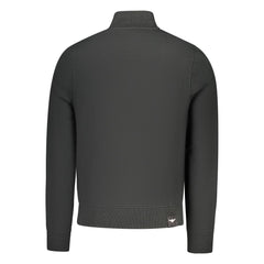 Accademia Militare Herren-Sweatshirt aus schwarzer Baumwolle